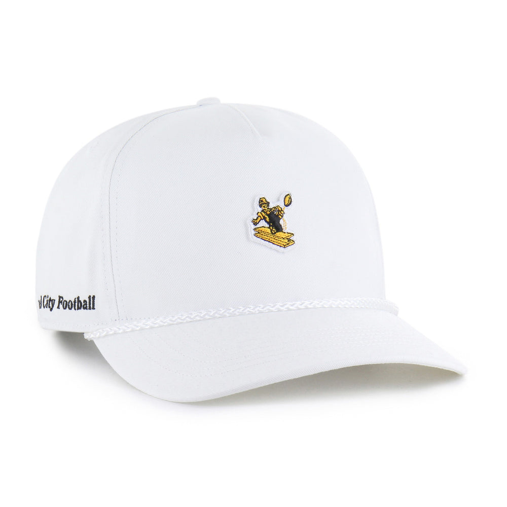 PITTSBURGH STEELERS HISTORIC MICRO PATCH '47 HITCH RF RELAXED FIT WHITE