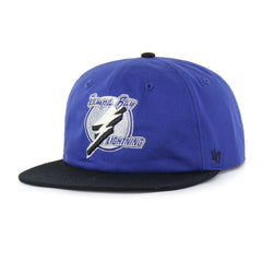 OLD TIME HOCKEY TAMPA BAY LIGHTNING VINTAGE DEBUT '47 CAPTAIN RL RELAXED FIT ROYAL