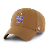 COLORADO ROCKIES CARHARTT '47 MVP BROWN