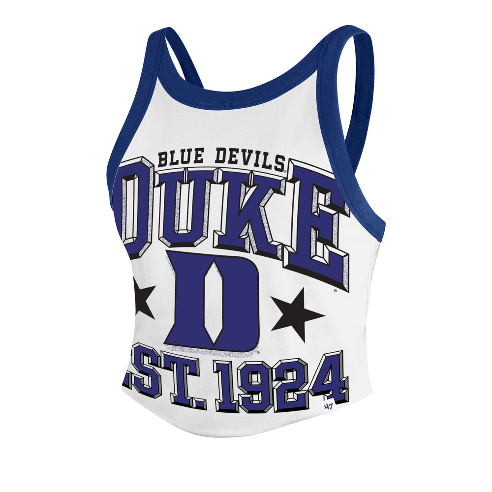 DUKE BLUE DEVILS ENERGIZE '47 SPORTY TANK WOMENS WHITE