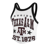 TEXAS A&M AGGIES ENERGIZE '47 SPORTY TANK WOMENS WHITE