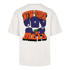 NEW YORK METS CAP SHADOW '47 FOUNDATION TEE SANDSTONE