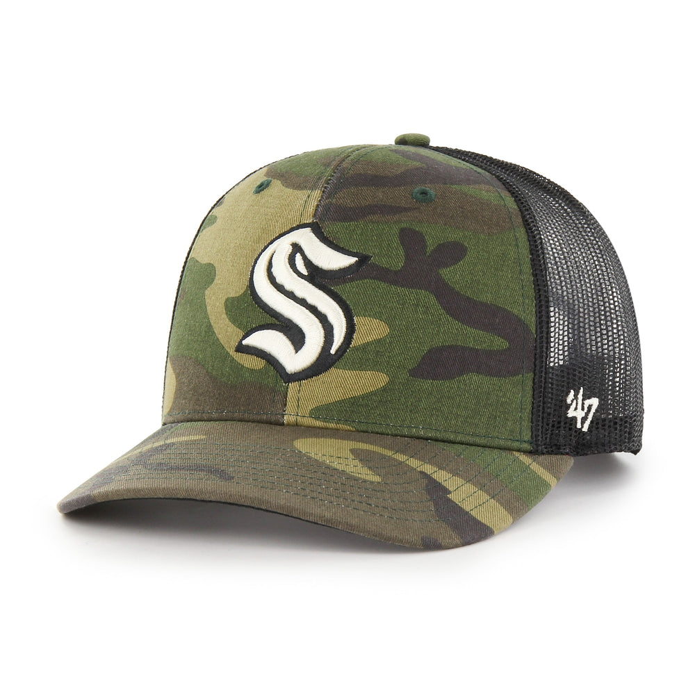 SEATTLE KRAKEN CAMO '47 TRUCKER CAMO