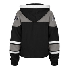 LOS ANGELES KINGS CROPPED SUPERIOR '47 LACER HOOD WOMENS JET BLACK