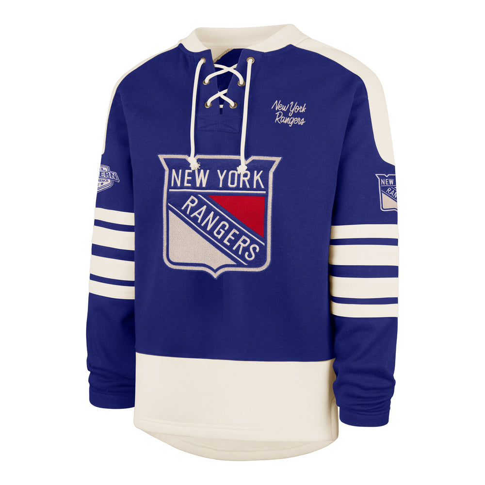 NEW YORK RANGERS SWEEP CHECK '47 ETERNAL LACER ROYAL
