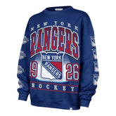 NEW YORK RANGERS GO BIG '47 OVERSIZED CREW WOMENS ROYAL