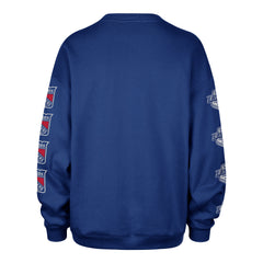 NEW YORK RANGERS GO BIG '47 OVERSIZED CREW WOMENS ROYAL