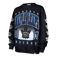 TORONTO MAPLE LEAFS GO BIG '47 OVERSIZED CREW WOMENS FALL NAVY