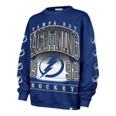 TAMPA BAY LIGHTNING GO BIG '47 OVERSIZED CREW WOMENS ROYAL