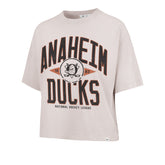 ANAHEIM DUCKS WINDTHROW '47 RAVINE CROP TEE WOMENS MOJAVE