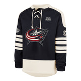 COLUMBUS BLUE JACKETS SWEEP CHECK '47 ETERNAL LACER FALL NAVY