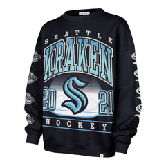 SEATTLE KRAKEN GO BIG '47 OVERSIZED CREW WOMENS FALL NAVY
