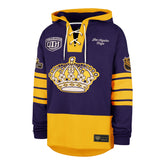 OLD TIME HOCKEY LOS ANGELES KINGS VINTAGE PUCK DROP DUAL HERITAGE PURPLE