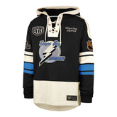 OLD TIME HOCKEY TAMPA BAY LIGHTNING VINTAGE PUCK DROP DUAL '47 HERITAGE LACER JET BLACK