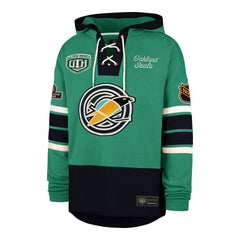 OLD TIME HOCKEY CALIFORNIA GOLDEN SEALS VINTAGE PUCK DROP DUAL '47 HERITAGE LACER KELLY