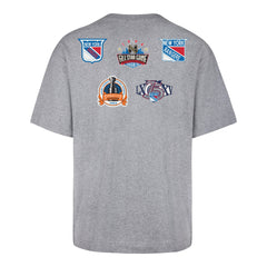 NEW YORK RANGERS VINTAGE HISTORY LOCK '47 FOUNDATION TEE QUARTZ GREY