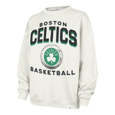 BOSTON CELTICS ARCH CLOUD '47 OVERSIZED CREW WOMENS SANDSTONE