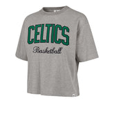 BOSTON CELTICS PIVOT DROP NEEDLE '47 CITY TEE WOMENS SLATE GREY