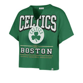 BOSTON CELTICS ELATION OVERSIZED '47 NOTCH NECK TEE WOMENS KELLY