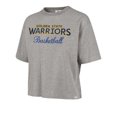 GOLDEN STATE WARRIORS PIVOT DROP NEEDLE '47 CITY TEE WOMENS SLATE GREY