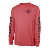 HOUSTON ROCKETS CAIRN '47 RAVINE FOUNDATION LONG SLEEVE TEE CAYENNE