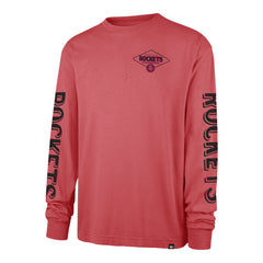 HOUSTON ROCKETS CAIRN '47 RAVINE FOUNDATION LONG SLEEVE TEE CAYENNE