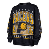 INDIANA PACERS GO BIG '47 OVERSIZED CREW WOMENS FALL NAVY