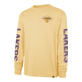 LOS ANGELES LAKERS CAIRN '47 RAVINE FOUNDATION LONG SLEEVE TEE SAFFRON