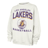 LOS ANGELES LAKERS ARCH CLOUD '47 OVERSIZED CREW WOMENS SANDSTONE