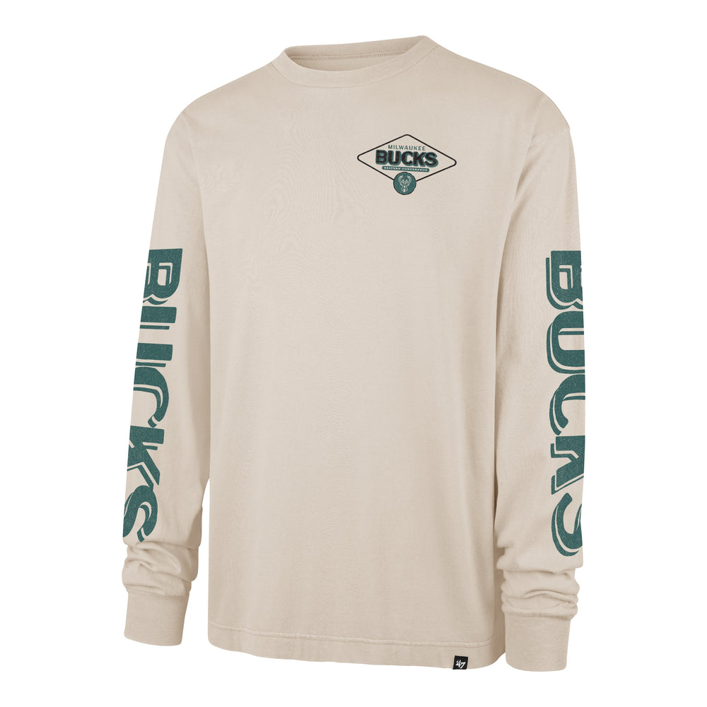 MILWAUKEE BUCKS CAIRN '47 RAVINE FOUNDATION LONG SLEEVE TEE MOJAVE