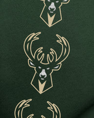 MILWAUKEE BUCKS GO BIG '47 OVERSIZED CREW WOMENS DARK GREEN