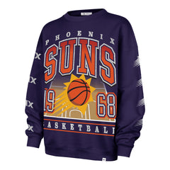 PHOENIX SUNS GO BIG '47 OVERSIZED CREW WOMENS PURPLE