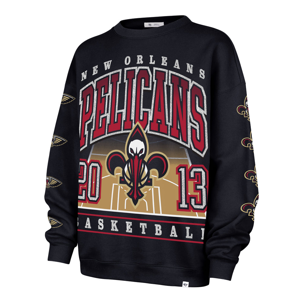 NEW ORLEANS PELICANS GO BIG '47 OVERSIZED CREW WOMENS FALL NAVY