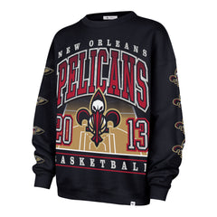 NEW ORLEANS PELICANS GO BIG '47 OVERSIZED CREW WOMENS FALL NAVY