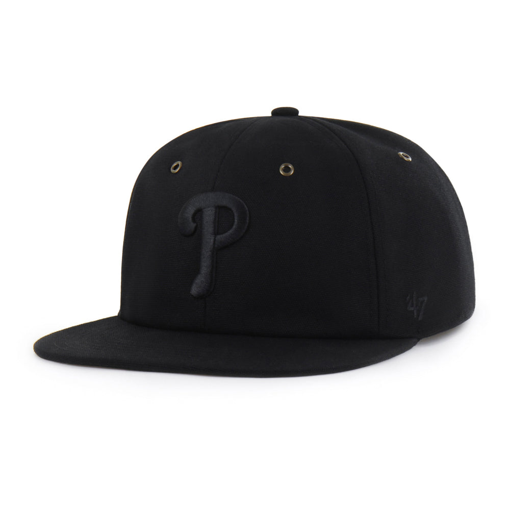PHILADELPHIA PHILLIES CARHARTT '47 CAPTAIN RL RELAXED FIT BLACK
