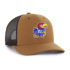 KANSAS JAYHAWKS CARHARTT '47 TRUCKER BROWN