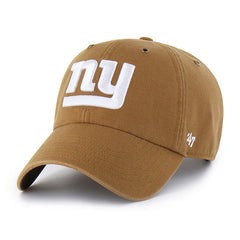NEW YORK GIANTS CARHARTT '47 CLEAN UP BROWN