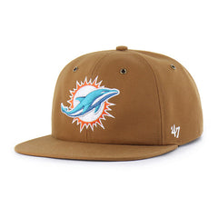 MIAMI DOLPHINS CARHARTT '47 CAPTAIN RL RELAXED FIT BROWN