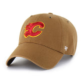 CALGARY FLAMES CARHARTT '47 CLEAN UP BROWN