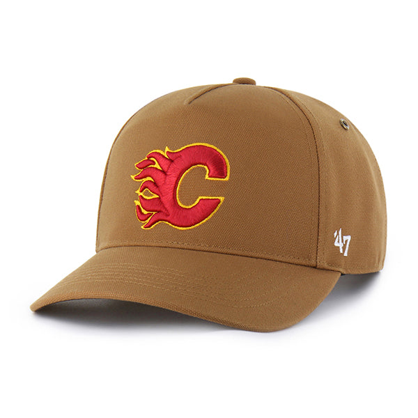 CALGARY FLAMES CARHARTT '47 HITCH BROWN