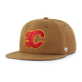 CALGARY FLAMES CARHARTT '47 CAPTAIN RL RELAXED FIT BROWN
