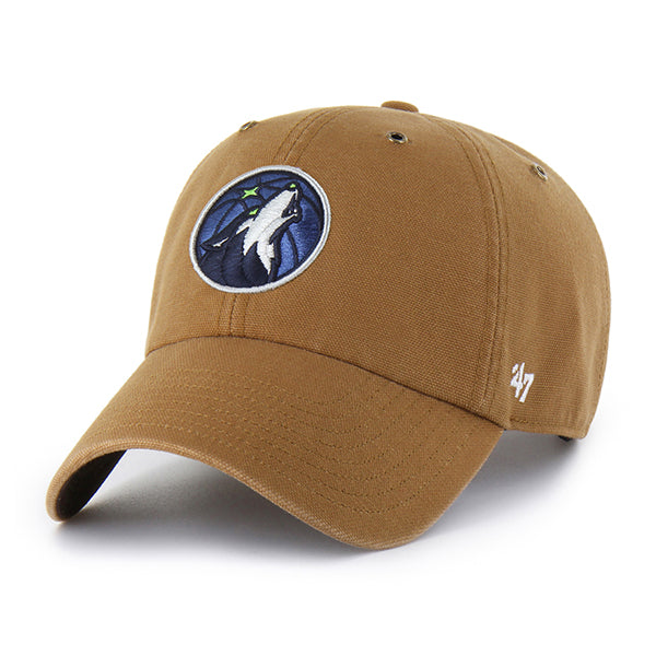 MINNESOTA TIMBERWOLVES CARHART '47 CLEAN UP BROWN