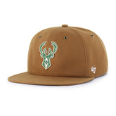 MILWAUKEE BUCKS CARHARTT '47 CAPTAIN RL RELAXED FIT BROWN