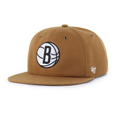 BROOKLYN NETS CARHARTT '47 CAPTAIN RL RELAXED FIT BROWN