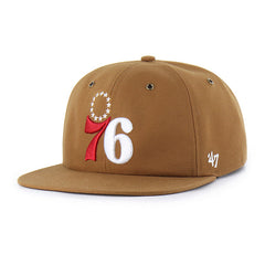PHILADELPHIA 76ERS CARHARTT '47 CAPTAIN RL RELAXED FIT BROWN