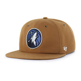 MINNESOTA TIMBERWOLVES CARHARTT '47 CAPTAIN RL RELAXED FIT BROWN