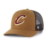 CLEVELAND CAVALIERS CARHARTT '47 TRUCKER BROWN
