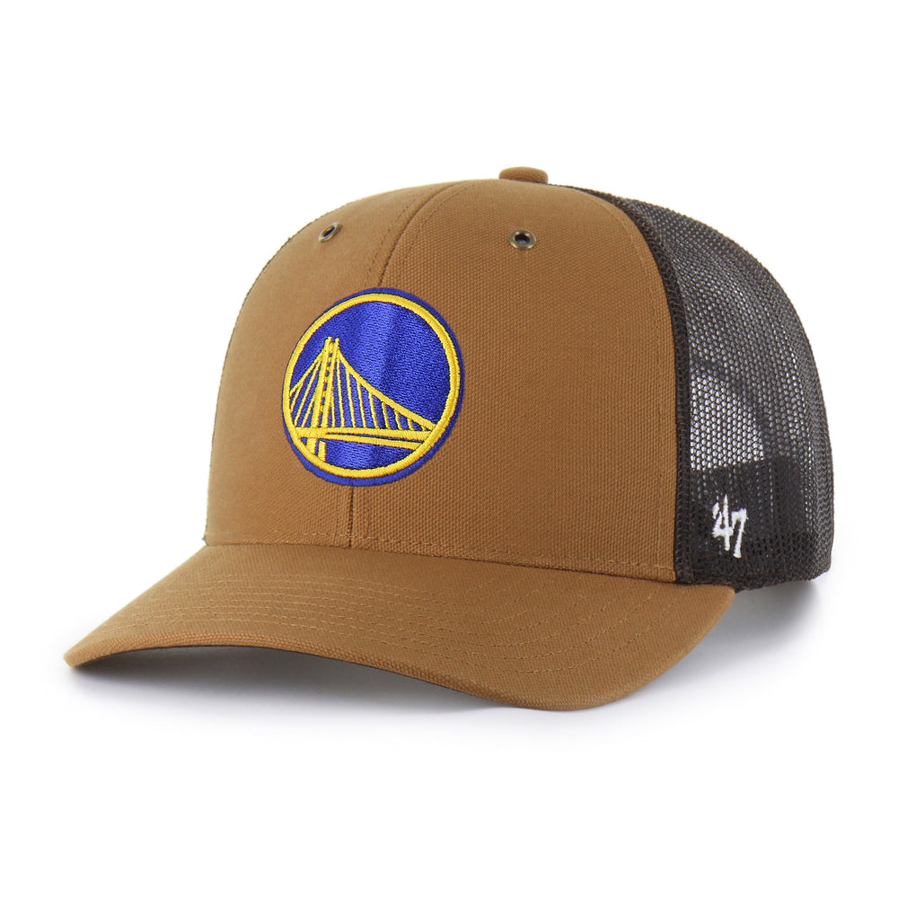 GOLDEN STATE WARRIORS CARHARTT '47 TRUCKER BROWN