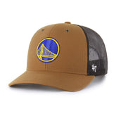 GOLDEN STATE WARRIORS CARHARTT '47 TRUCKER BROWN