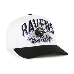 BALTIMORE RAVENS PRIME PLAY '47 HITCH RF RELAXED FIT YOUTH WHITE